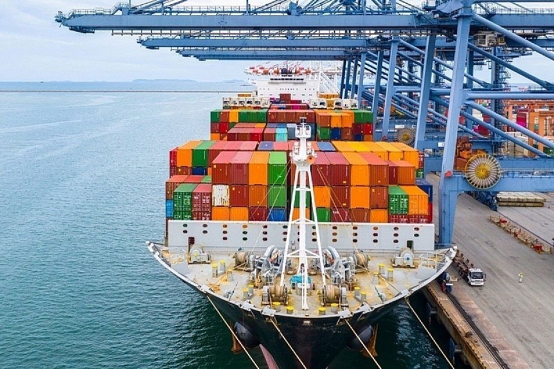 Le chiffre d’affaires à l’import-export total au cours des 15 premiers jours du mois de janvier a atteint 29,79 milliards de dollars. Photo: CT
