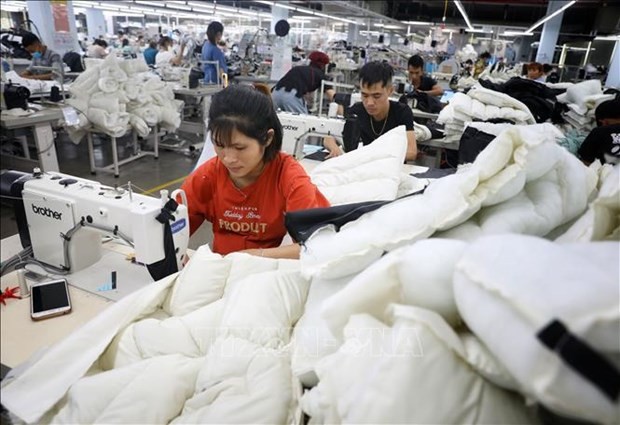 La production du textile et de l'habillement à Bac Giang. Photo : VNA.