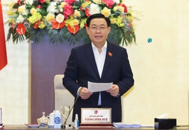 Le Président de l'Assemblée nationale, Vuong Dinh Huê. Photo : VNA.