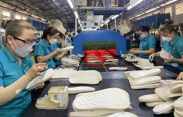Reprise du secteur vietnamien de la chaussure. Photo : Journal Công thuong
