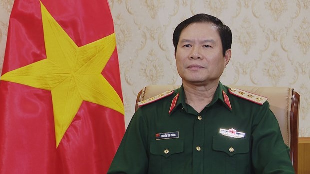 Le général de corps d’armée Nguyên Tân Cuong, chef d'état-major général de l'Armée populaire du Vietnam, vice-ministre de la Défense.