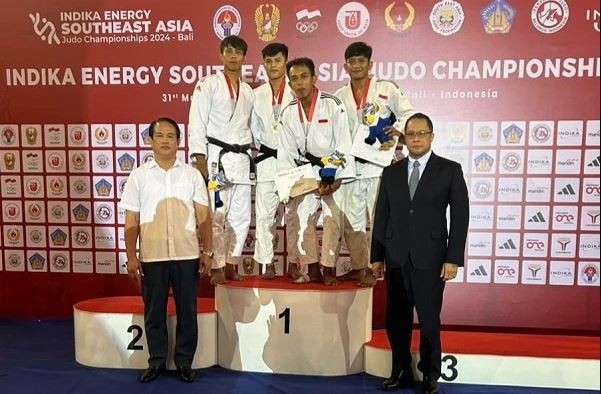Le Vietnam termine en tête des Championnats d'Asie du Sud-Est de judo 2024. Photo: https://bvhttdl.gov.vn