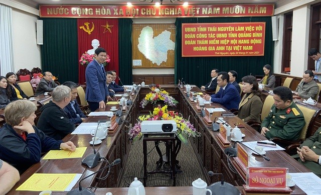 Ho An Phong, vice-président du Comité populaire provincial de Quang Binh prend la parole. Photo: toquoc