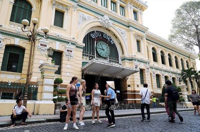 La Poste centrale de Hô Chi Minh-Ville. Photo : VNA.