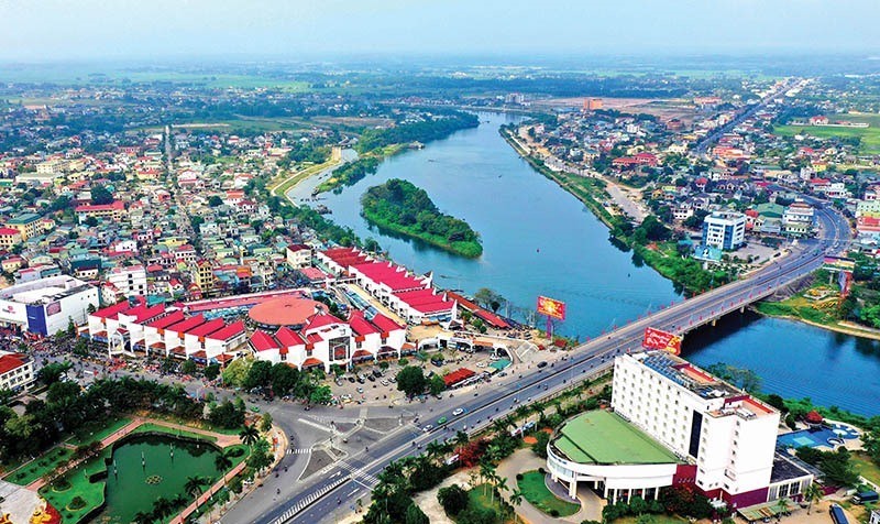 Ce projet vise à faire de Dong Ha une zone urbaine verte, capable de faire face au changement climatique conformément aux objectifs de planification urbaine d’ici en 2045. Photo: dongha.quangtri.gov.vn