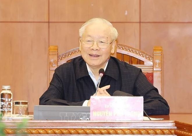 Le secrétaire général Nguyên Phu Trong. Photo : VNA.