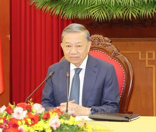 Le secrétaire général du Comité central du Parti communiste du Vietnam et président Tô Lâm. Photo : VNA.