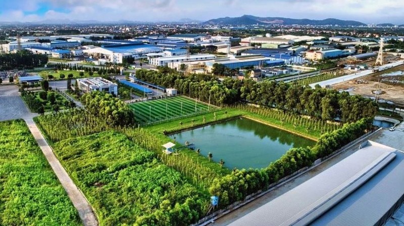 Le Parc industriel vert de Nam Cau Kien dans la commune de Kien Bai, district de Thuy Nguyen, ville de Hai Phong (au nord). Photo: NDEL