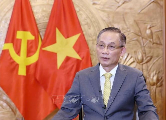 Le président de la Commission des relations extérieures du Comité central du PCV Lê Hoài Trung. Photo: VNA