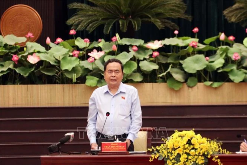 Le président de l'Assemblée nationale Tran Thanh Man. Photo : VNA.