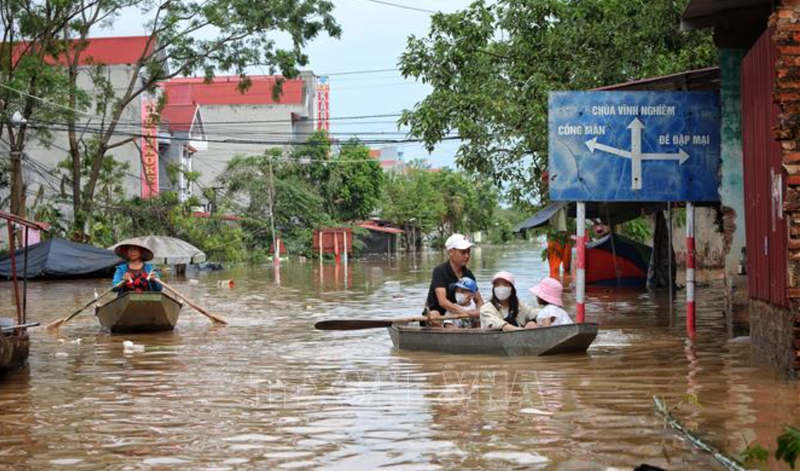 Commune de Tri Yen dans le district Yen Dung, province de Bac Giang le 13 septembre 2024. Photo: VNA