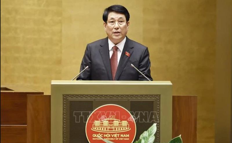 Le nouveau président vietnamien Luong Cuong. Photo : VNA.