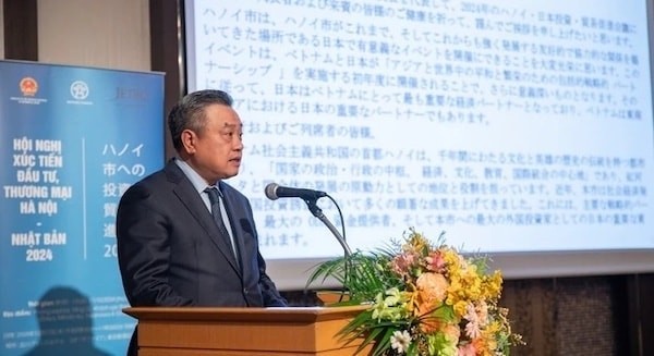 Tran Sy Thanh, membre du Comité central du Parti, secrétaire adjoint du Comité du Parti de la ville et président du Comité populaire de Hanoi. Photo: hanoimoi