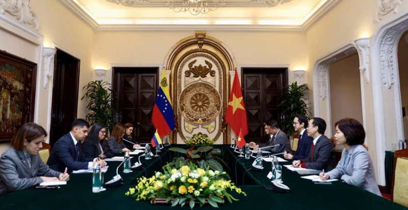 La 10e consultation politique entre les ministères des Affaires étrangères du Vietnam et du Venezuela a eu lieu le 16 décembre à Hanoï. Photo : VNA.