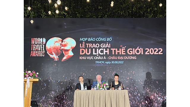 La cérémonie de remise des World Travel Awards pour la région Asie et Océanie aura lieu le 7 septembre à Hô Chi Minh-Ville. Photo: cand.com.vn