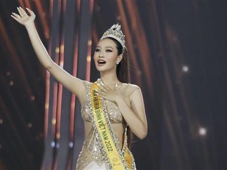 Doan Thien An sacrée Miss Grand Vietnam 2022. Photo: VNA