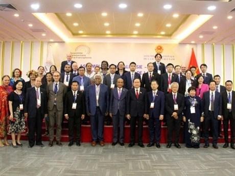 Les délégués à la 10e conférence de la région Asie-Pacifique au sein de l’Assemblée parlementaire de la Francophonie (APF), à Dà Nang. Photo : VNA.