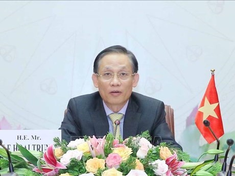 Le chef de la Commission des relations extérieures du Comité central du Parti, Lê Hoài Trung. Photo : VNA