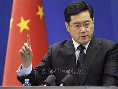 Le ministre chinois des Affaires étrangères Qin Gang. Photo: Xinhua/VNA