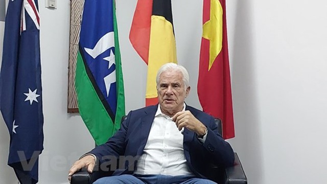 L'ancien ambassadeur d'Australie au Vietnam, John McCarthy. Photo : VNA.