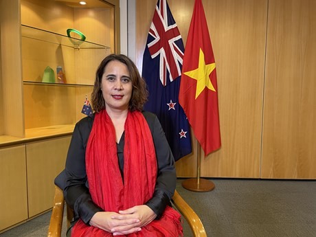 L’ambassadrice de Nouvelle-Zélande au Vietnam, Tredene Dobson. Photo: VNA