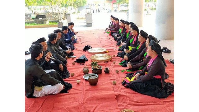 Le chant alterné "Quan ho Bac Ninh" a été officiellement honorée par l'UNESCO en tant que patrimoine culturel immatériel représentatif de l'humanité en 2009. Photo : NDEL. 