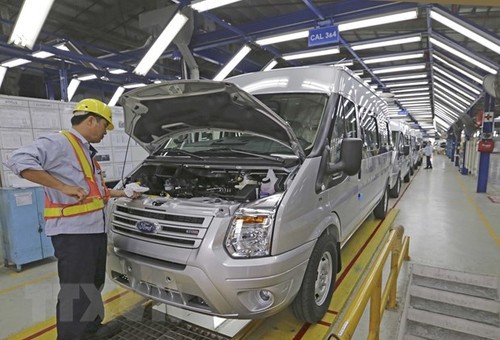 L’usine d’assemblage d’automobile Ford Hai Duong. Photo : AVI.