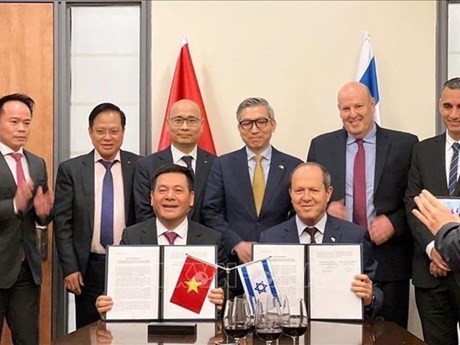 Le Vietnam et Israël achèvent les négociations de leur accord de libre-échange. Photo : VNA.