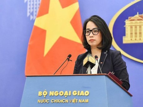 La porte-parole adjointe du ministère des Affaires étrangères, Pham Thu Hang. Photo : VNA.
