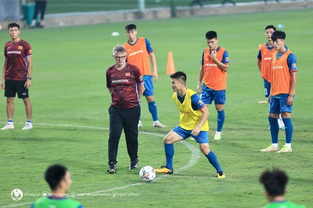 Le Vietnam fixe l'objectif de gagner son match amical avec Hong Kong (Chine). Photo : VFF.