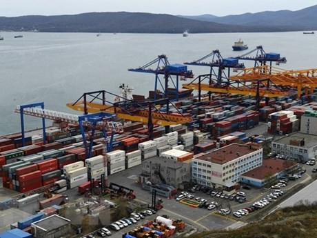 Le port de Vladivostok. Photo : VNA