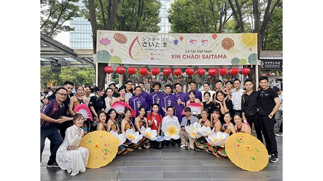 La fête de la mi-automne « Bonjour Saitama » au Japon. Photo : thoidai.com.vn