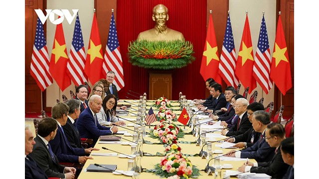 L’élévation des liens avec la partie vietnamienne a attiré l’attention des médias et de l’opinion publique américaine. Photo : VOV.