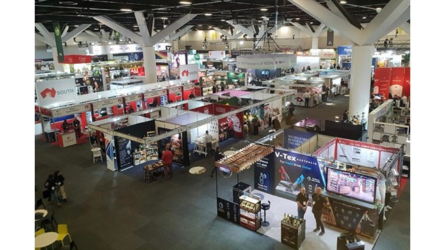 La vue générale du salon « Fine Food Australia 2023 ». Photo: congthuong.vn