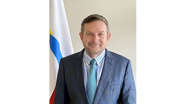 Edgar Doerig, le nouveau représentant de l'Organisation internationale de la Francophonie (OIF) pour l'Asie et le Pacifique. Photo : REPAP/CVN.