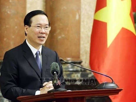 Le Président de la République Vo Van Thuong. Photo: VNA