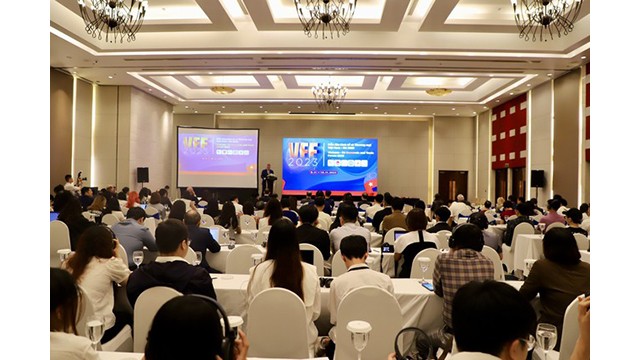 La vue générale du Forum économique et commercial Vietnam-UE 2023. Photo : VGP/NN.