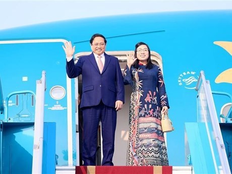 Le Premier ministre Pham Minh Chinh et son épouse partent pour la COP28 aux EAU et une visite officielle en Turquie. Photo : VNA.