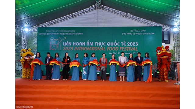 Cérémonie d'overture du 11e Festival International de la gastronomie à Hanoi. Photo : baoquocte.vn