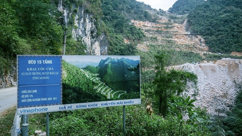 Le Col de Khau Côc Chà dans la province de Cao Bang. Photo : VOV.