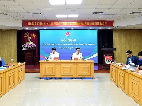 La 3e réunion du Comité national de la jeunesse du Vietnam. Photo : nhandan.vn