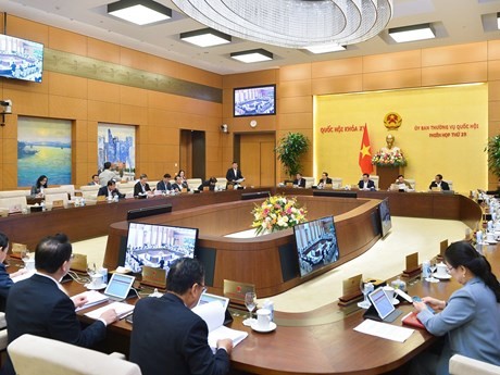 Le Comité permanent de l’Assemblée nationale ouvre sa 29e session. Photo : quochoi.vn