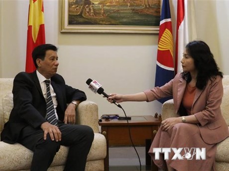 L’ambassadeur du Vietnam en Indonésie, Ta Van Thông. Photo : VNA.