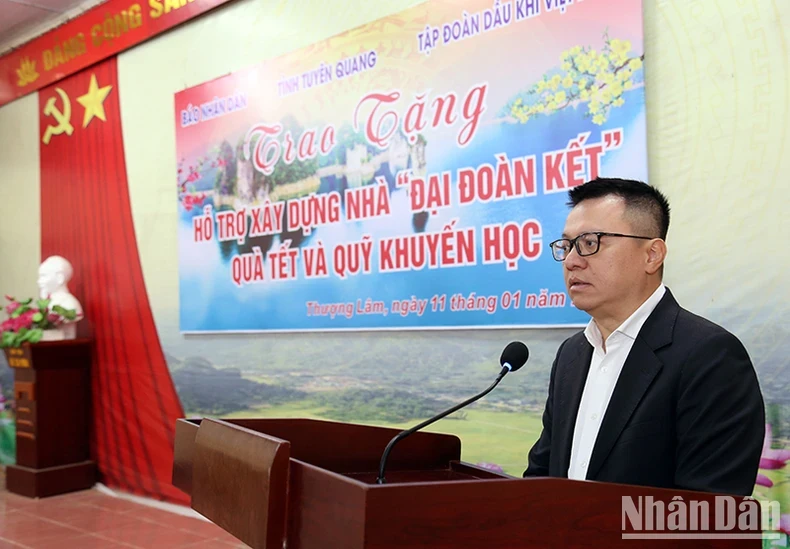 Lê Quôc Minh, membre du Comité central du Parti, rédacteur en chef du Journal Nhân Dân, chef adjoint de la Commission centrale de propagande et d’éducation, président de l'Association des journalistes du Vietnam. Photo : NDEL.