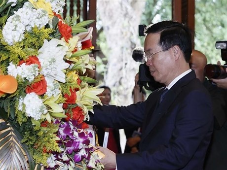 Le Président du Vietnam, Vo Van Thuong. Photo : VNA.