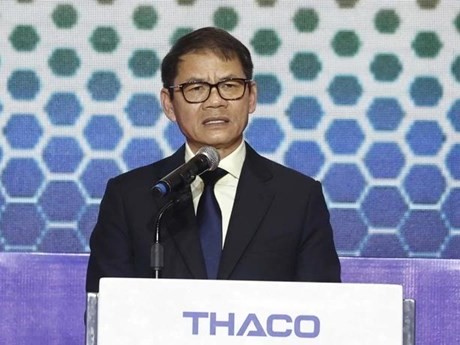 Le président du conseil d'administration de la société par actions du Groupe Truong Hai (THACO), Trân Ba Duong. Photo : VNA.