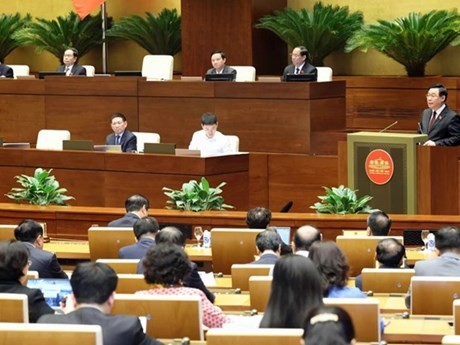 Début des séances questions-réponses sur la finance et la diplomatie à l'AN vietnamienne