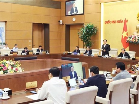 Ouverture d’une réunion thématique du Comité permanent de l’AN sur la loi. Photo : VNA.