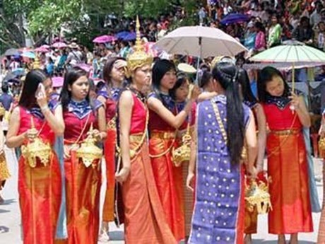 Nouvel An traditionnel Bunpimay du . Photo : chinhphu.vn