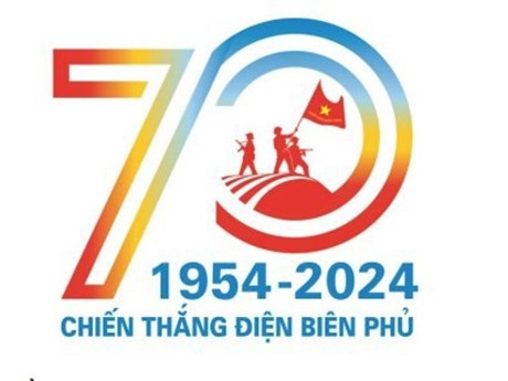 Le logo officiel des activités de célébration du 70e anniversaire de la Victoire de Dien Biên Phu.Photo : VGP.